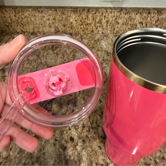 Stanley The Flowstate Quencher H2.0 40oz Tumbler in Pink Paradise Travel Cup - Picture 11 of 11